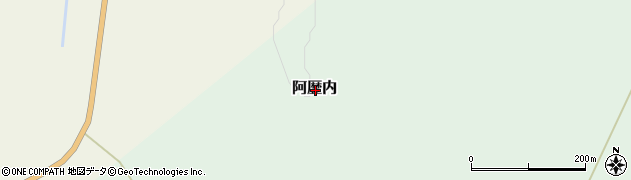 北海道川上郡標茶町阿歴内周辺の地図