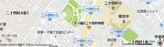 株式会社日本ハウスホールディングス　札幌支店周辺の地図