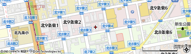 北海道札幌市東区北９条東3丁目1周辺の地図