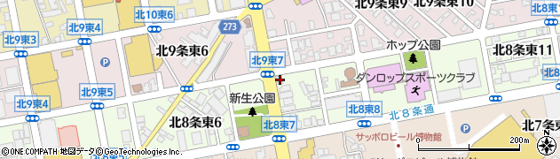 ヤムヤム　光星店周辺の地図