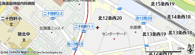 札幌みらい中央青果株式会社周辺の地図