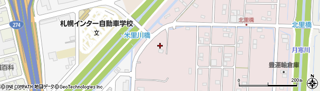 北海道札幌市白石区北郷2402周辺の地図