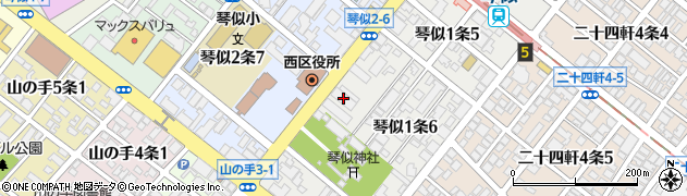 セントケア訪問看護ステーション札幌周辺の地図