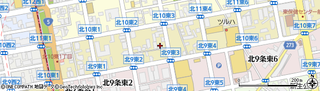 ワールドネットレンタカー札幌営業所周辺の地図