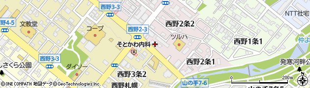 株式会社ムトウ　札幌西支店周辺の地図