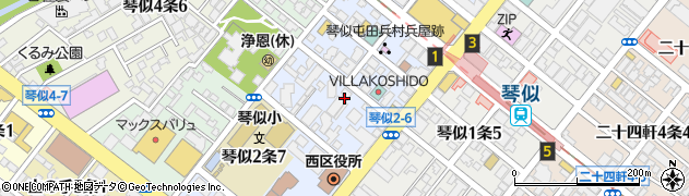 クリーンパートナー・チャオ琴似駅前店周辺の地図