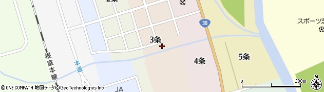 北海道上川郡新得町３条南周辺の地図