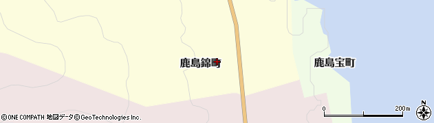北海道夕張市鹿島錦町周辺の地図