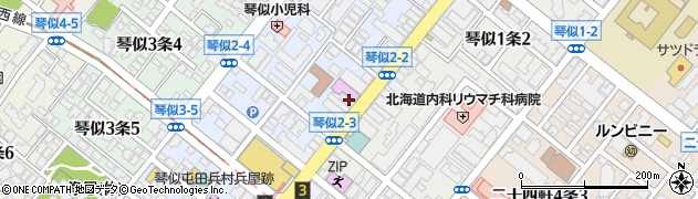 Wa.Bi.Sai 花ごころ 琴似店周辺の地図