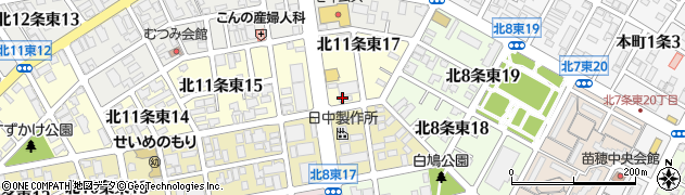 株式会社三機サービス　札幌センター周辺の地図
