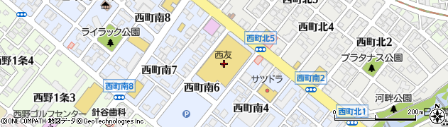 スポーツクラブＮＡＳ札幌周辺の地図