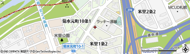 株式会社トピー商事　札幌営業所周辺の地図