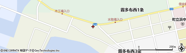 北海道新聞　鳥居新聞店周辺の地図
