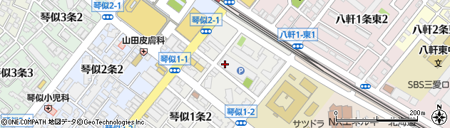 琴似商店街振興組合周辺の地図