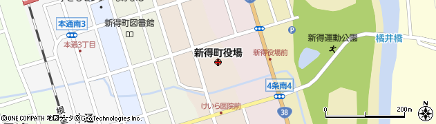 北海道新得町（上川郡）周辺の地図