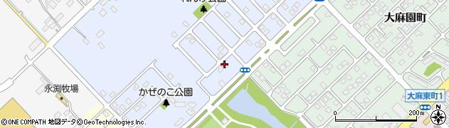 北海道江別市大麻元町178-27周辺の地図