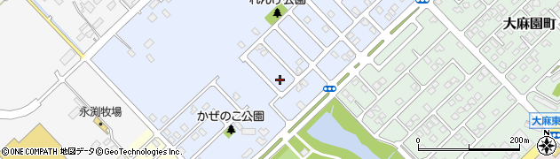 北海道江別市大麻元町179-15周辺の地図