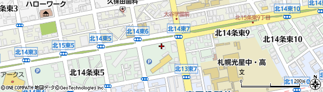 札幌 Fuji屋周辺の地図