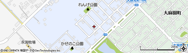 北海道江別市大麻元町178-33周辺の地図