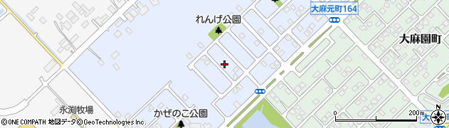 北海道江別市大麻元町178周辺の地図