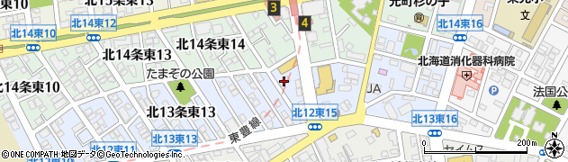 札幌機設株式会社周辺の地図
