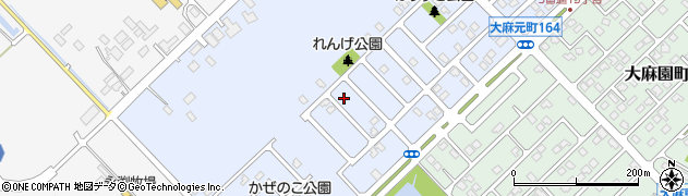 北海道江別市大麻元町178-37周辺の地図