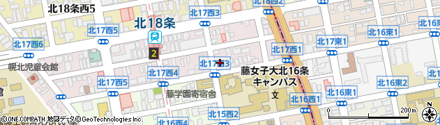 藤女子高等学校　藤の木会館周辺の地図