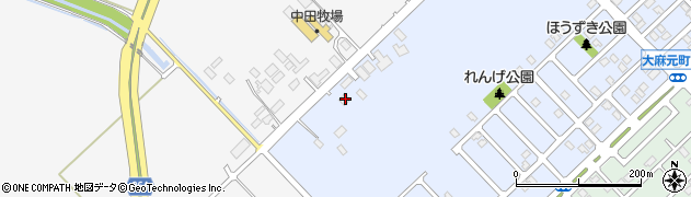 北海道江別市大麻元町188周辺の地図