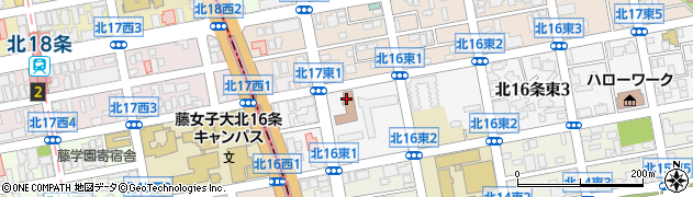北海道警察本部東警察署周辺の地図