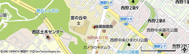 株式会社テンポスバスターズ札幌西野店業務用厨房買取センター周辺の地図