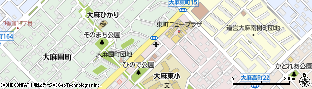 北海道信用金庫大麻支店周辺の地図