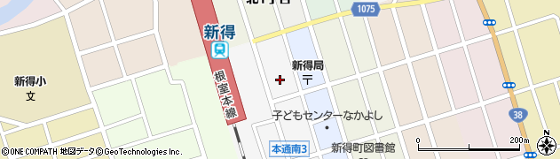 フクハラ新得店周辺の地図