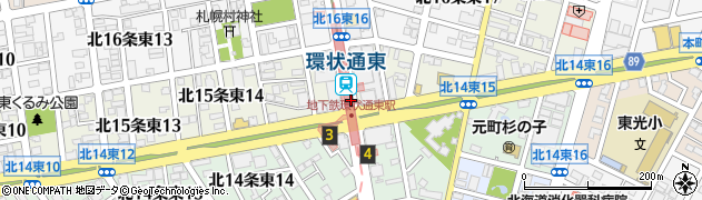 環状通東駅周辺の地図