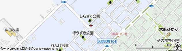 江別・友の家周辺の地図