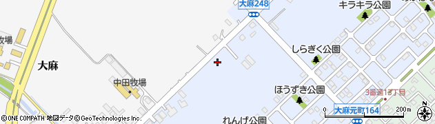 北海道江別市大麻元町177周辺の地図