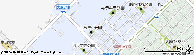 北海道江別市大麻元町164-12周辺の地図