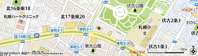 セカンドストリート　札幌伏古店周辺の地図