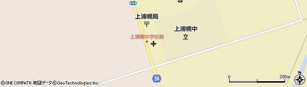 浦幌町役場　上浦幌公民館周辺の地図