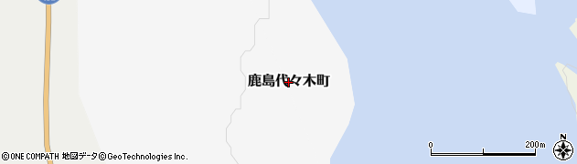 北海道夕張市鹿島代々木町周辺の地図