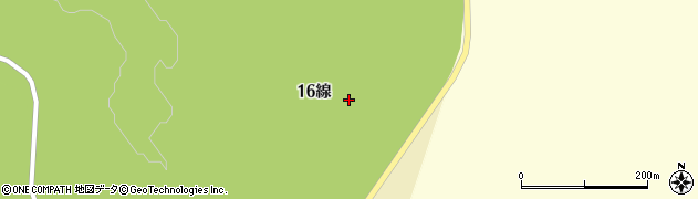 北海道釧路市阿寒町下仁々志別（１６線）周辺の地図