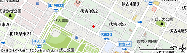 株式会社築地製作所　札幌営業所周辺の地図