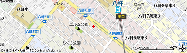 株式会社セキムラ　札幌営業所周辺の地図