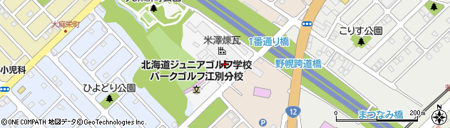 北海道江別市元野幌228周辺の地図