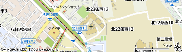 北海道武蔵女子大学周辺の地図