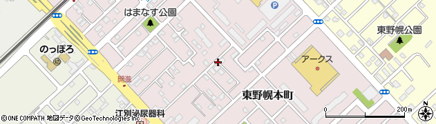北海道江別市東野幌本町周辺の地図