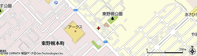 北海道江別市野幌東町55周辺の地図