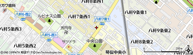 株式会社エーダイニット　札幌営業所周辺の地図