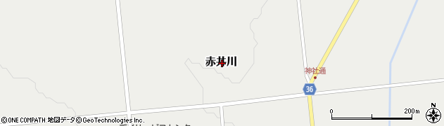 北海道余市郡赤井川村赤井川周辺の地図