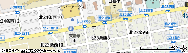 にぼshin. 北24条店周辺の地図