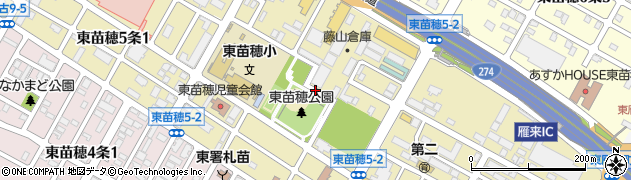 北海道札幌市東区東苗穂５条周辺の地図
